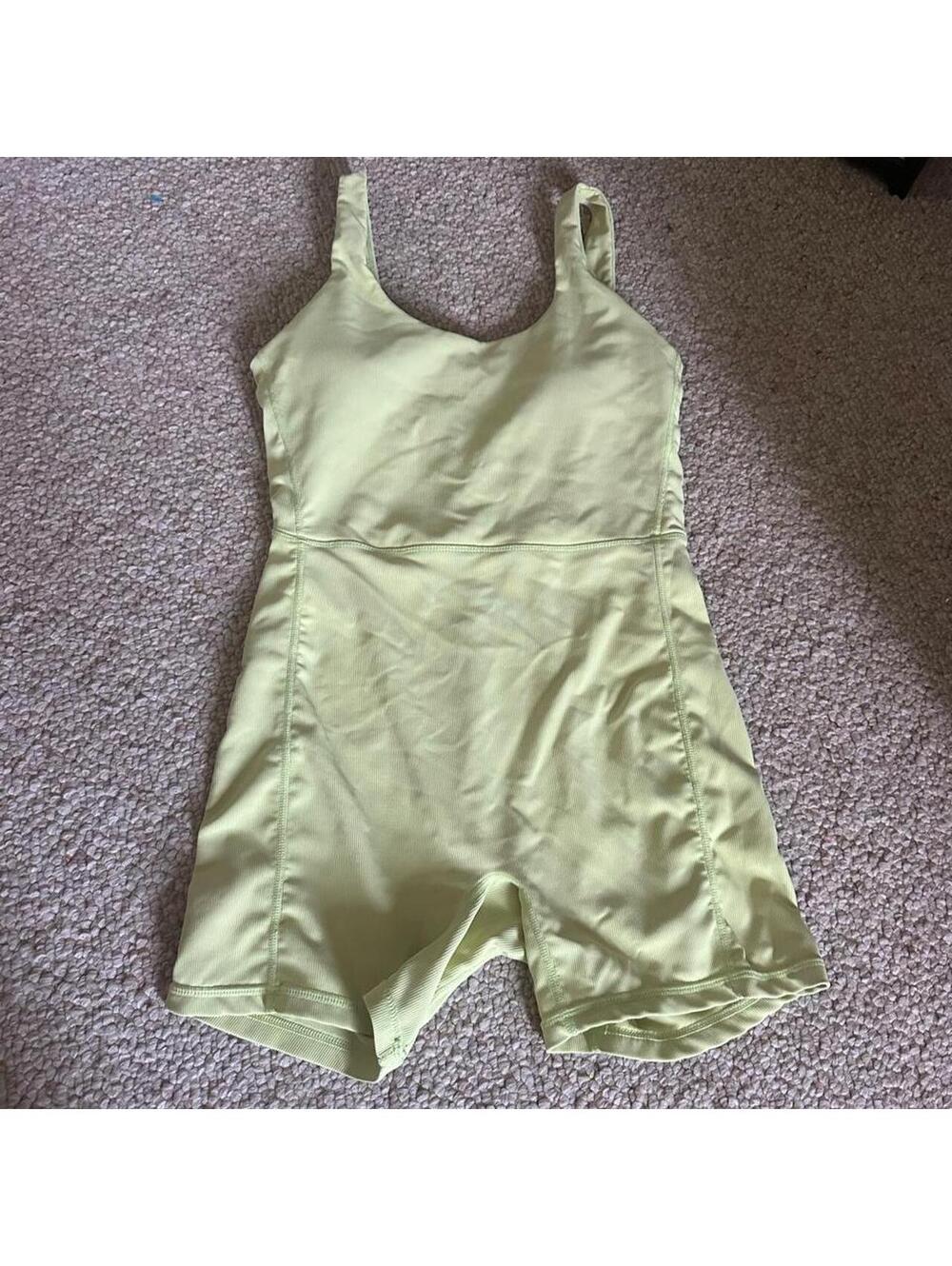 Wilo green bodysuit romper